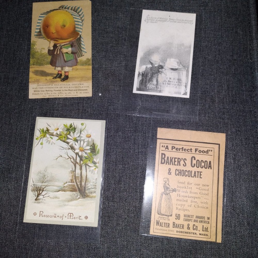 Antique Victorian Advertising / Trade Cards